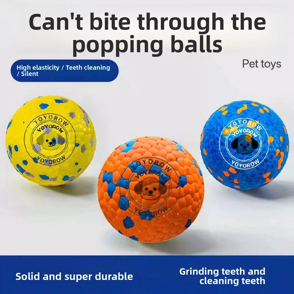 Pelota Indestructible "Pop Rocks" Limpiadientes