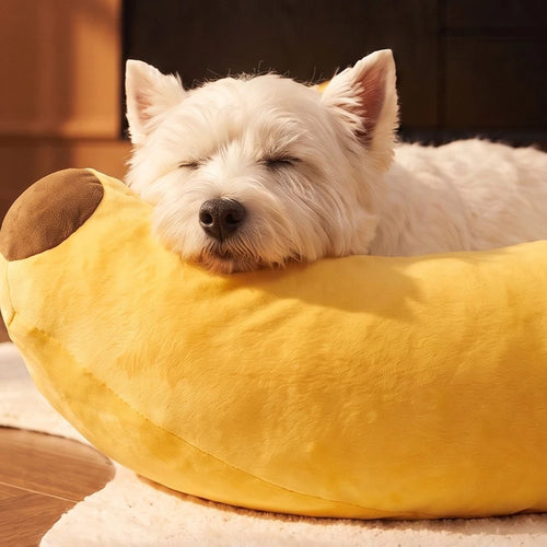 Cama Cueva Plátano para Mascotas