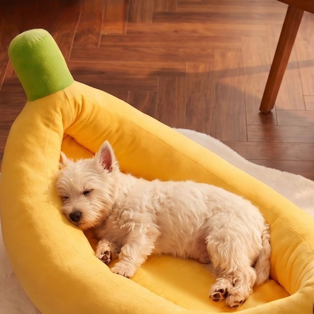 Cama Cueva Plátano para Mascotas